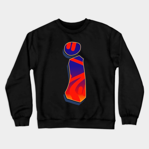 Letter i - Night Sky Crewneck Sweatshirt by Dmitri